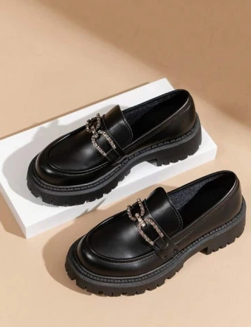 Mocasini SHEIN, negru