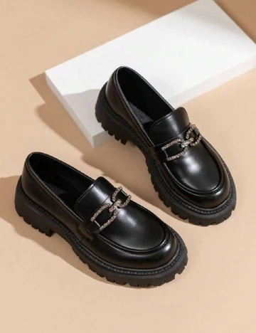Mocasini SHEIN, negru