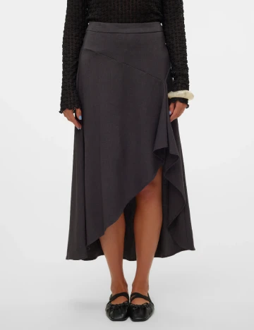 Fusta Vero Moda, gri