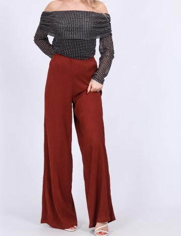 Pantaloni Vero Moda, caramiziu