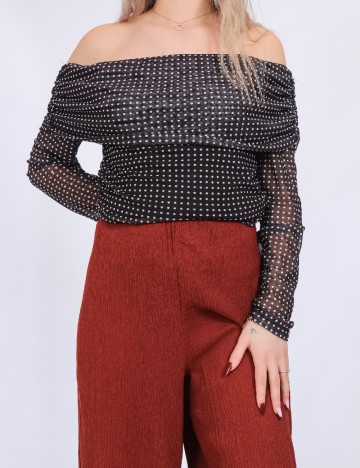 Pantaloni Vero Moda, caramiziu