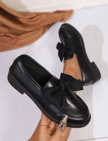 Mocasini SHEIN, negru Negru