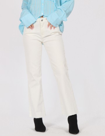 Pantaloni Vero Moda, alb