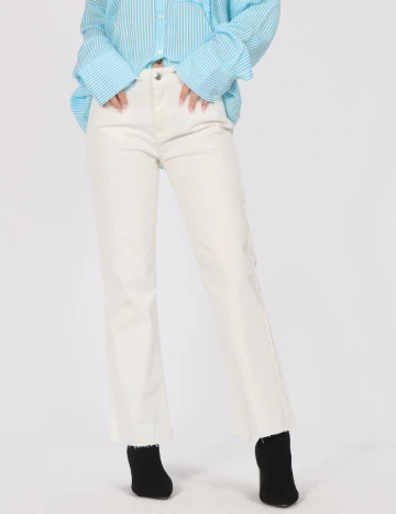 Pantaloni Vero Moda, alb