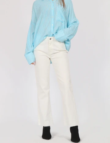 Pantaloni Vero Moda, alb