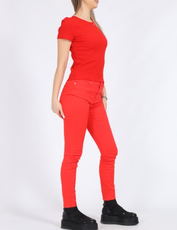 Blugi Vero Moda, rosu