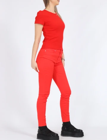 Blugi Vero Moda, rosu