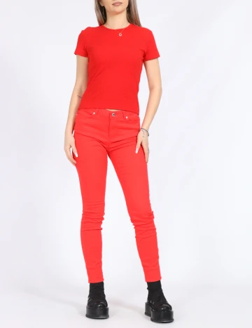 Blugi Vero Moda, rosu