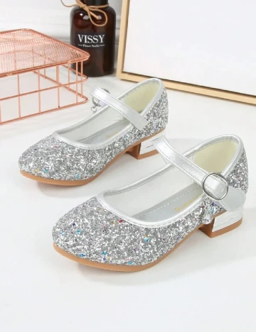Pantofi Shein Kids, argintiu Gri