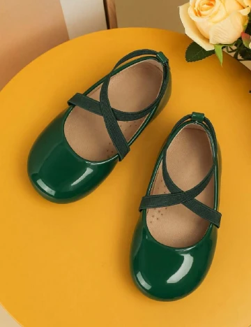 Pantofi Shein Kids, verde Verde