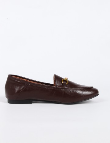 Mocasini SHEIN, maro
