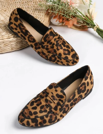 Mocasini SHEIN, animal print Animal print