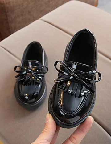 Mocasini Shein Kids, negru Negru