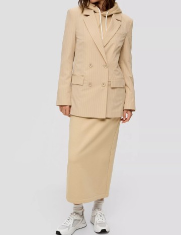
						Sacou Oversize Q/S, bej