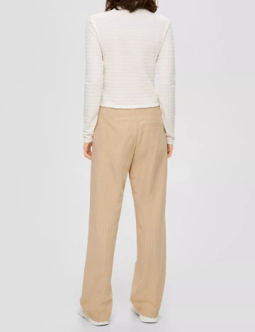 Pantaloni Q/S, crem