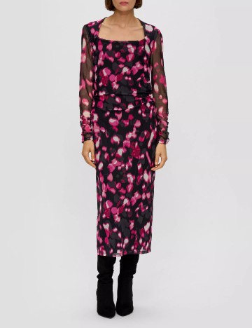 
						Rochie medie s.Oliver, negru/roz