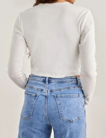 Top Vero Moda, alb Alb
