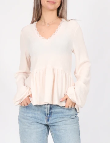 Bluza Vero Moda, roz pal
