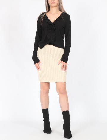 
						Fusta Vero Moda, crem