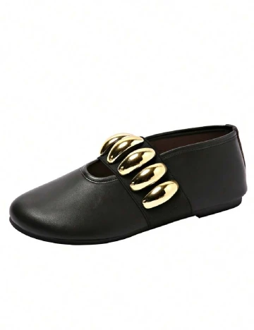 Balerini SHEIN, negru Negru