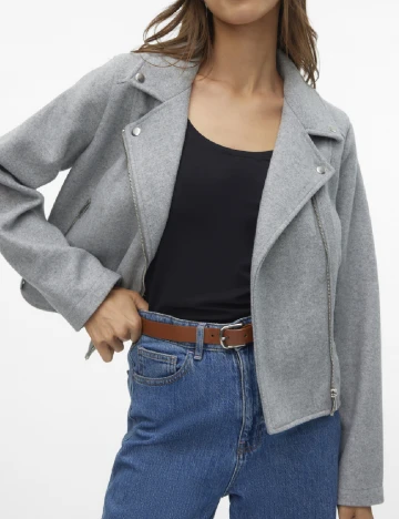 Jacheta Vero Moda, gri Gri