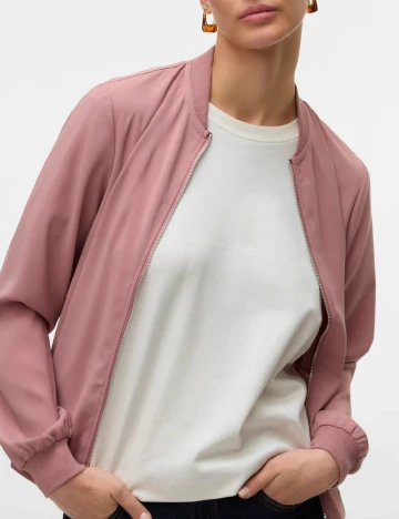 Jacheta Vero Moda, roz pudra Roz