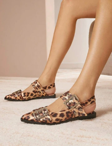 Balerini SHEIN, animal print