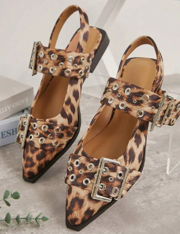 Balerini SHEIN, animal print