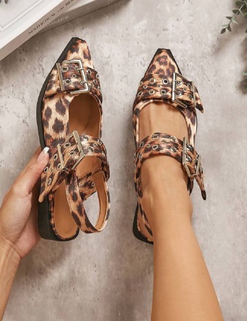 Balerini SHEIN, animal print