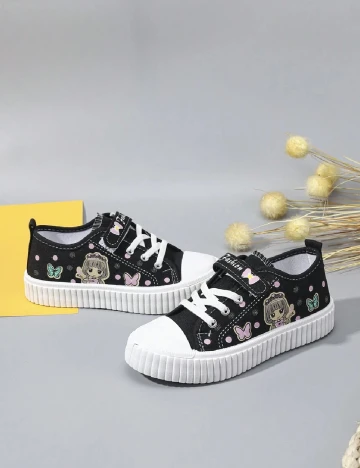 Adidasi Shein Kids, negru