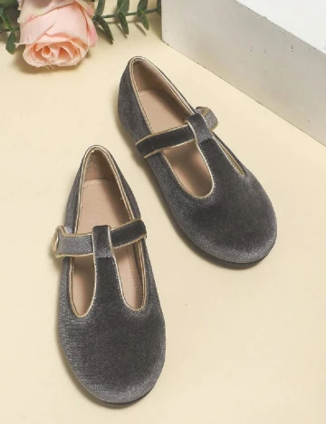 Pantofi Shein Kids, gri