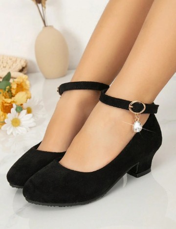 
						Pantofi Shein Kids, negru