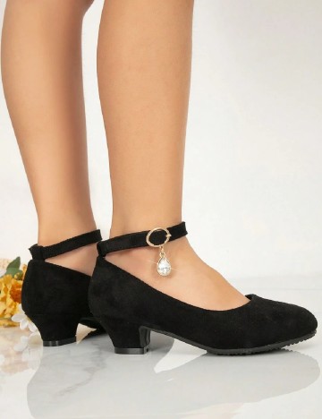 Pantofi Shein Kids, negru