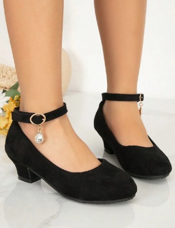 Pantofi Shein Kids, negru