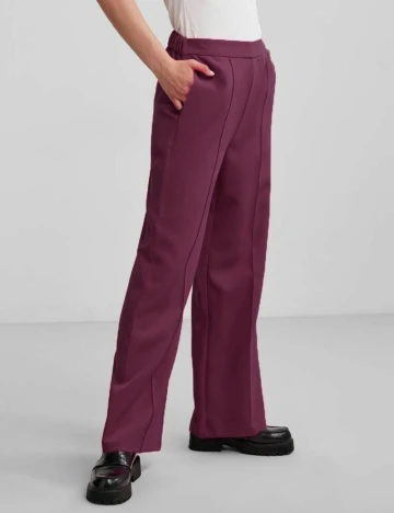 Pantaloni Pieces, pruna
