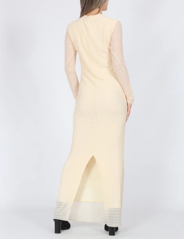 Rochie lunga Vero Moda, crem