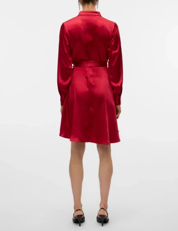 Rochie scurta Vero Moda, rosu
