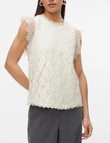 
						Bluza Vero Moda, crem