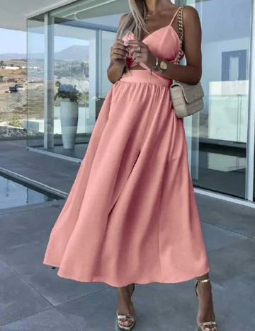 Rochie lunga SHEIN, roz