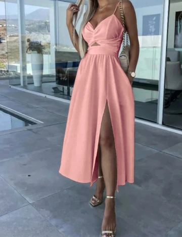 Rochie lunga SHEIN, roz