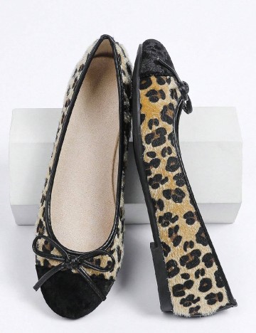 Balerini SHEIN, animal print