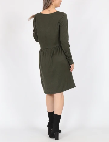 Rochie scurta Vero Moda, verde inchis