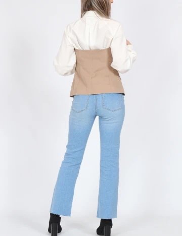 Top Vero Moda, maro deschis