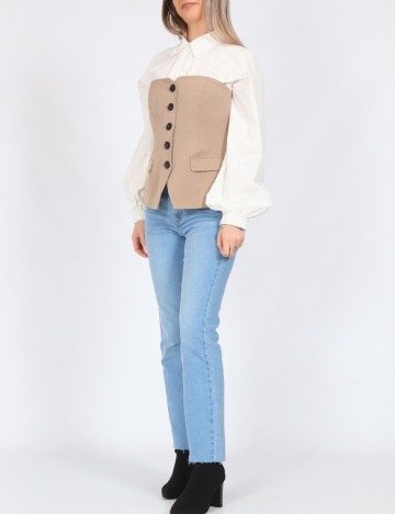 Top Vero Moda, maro deschis