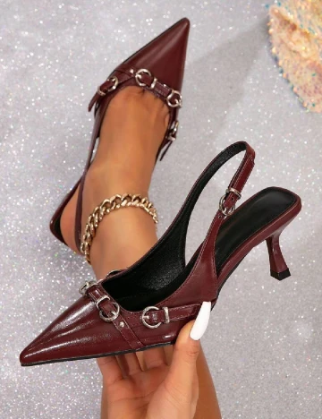 Pantofi SHEIN, grena