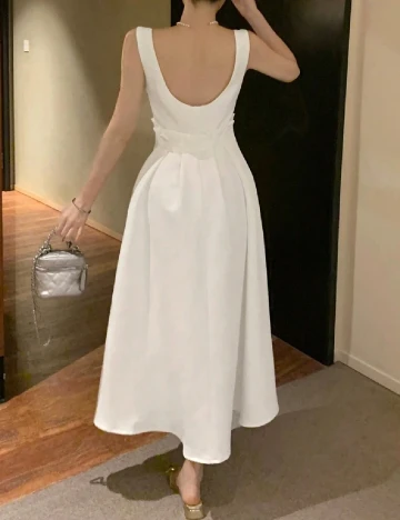 Rochie medie SHEIN, alb