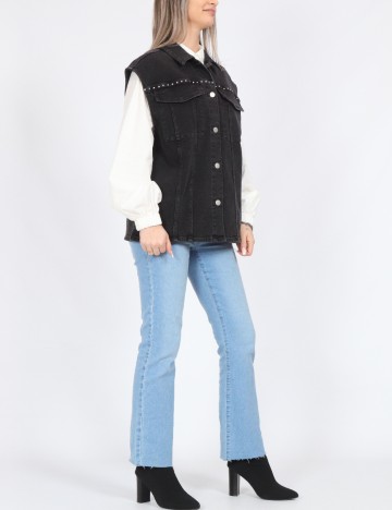 Vesta oversize Pieces, negru