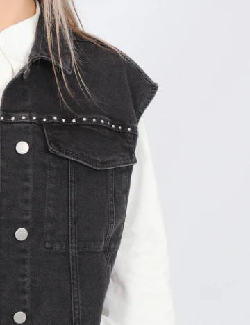 Vesta oversize Pieces, negru