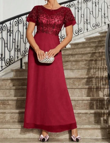Rochie lunga SHEIN, rosu