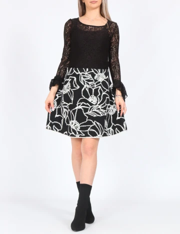 Fusta Vero Moda, negru Negru